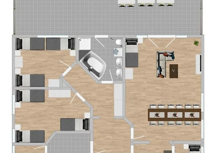 R111 Grosse Moderne Monteurwohnung Uebergangswohnung * Ρέγκενσμπουργκ
